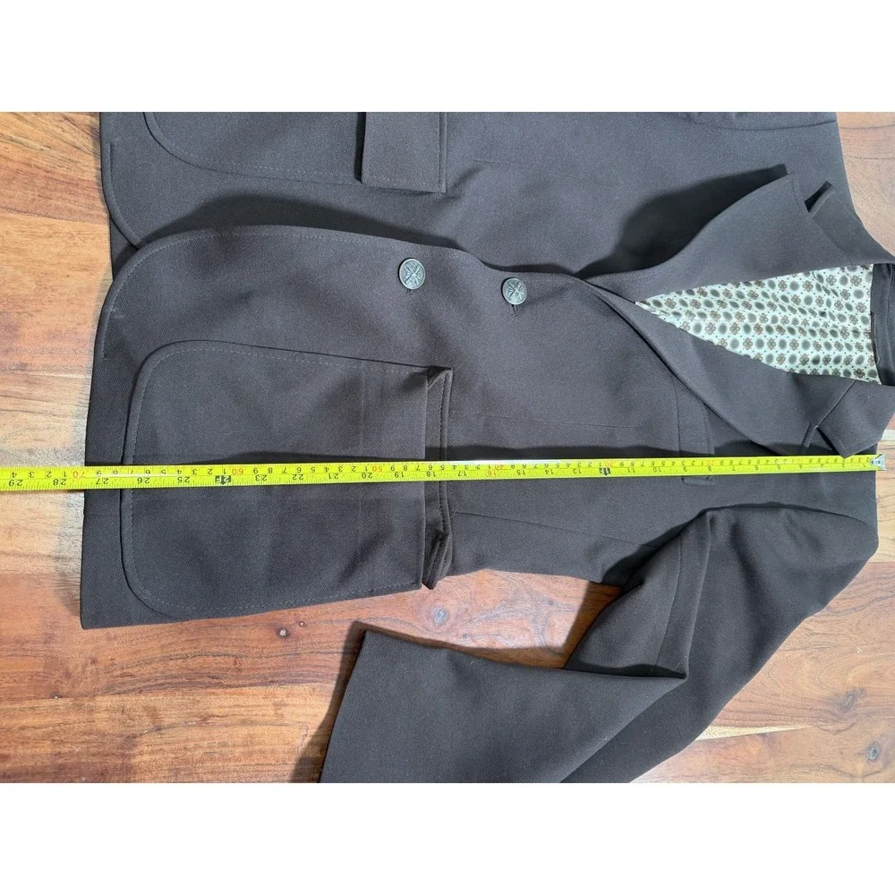JCPenney The Men's Shop Brown Blazer Sport Coat Vintage Style Mens ~40R